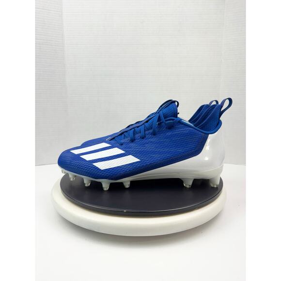 Adidas Adizero Scorch Mens Size 12.5 Blue White Football Cleats GZ6921 Shoes